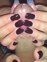 Hot handjob great cumshot Edit